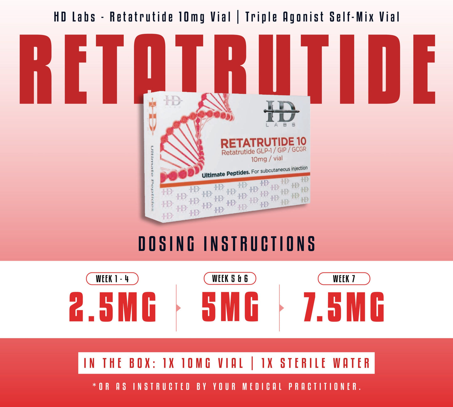 Retatrutide 10mg Vial